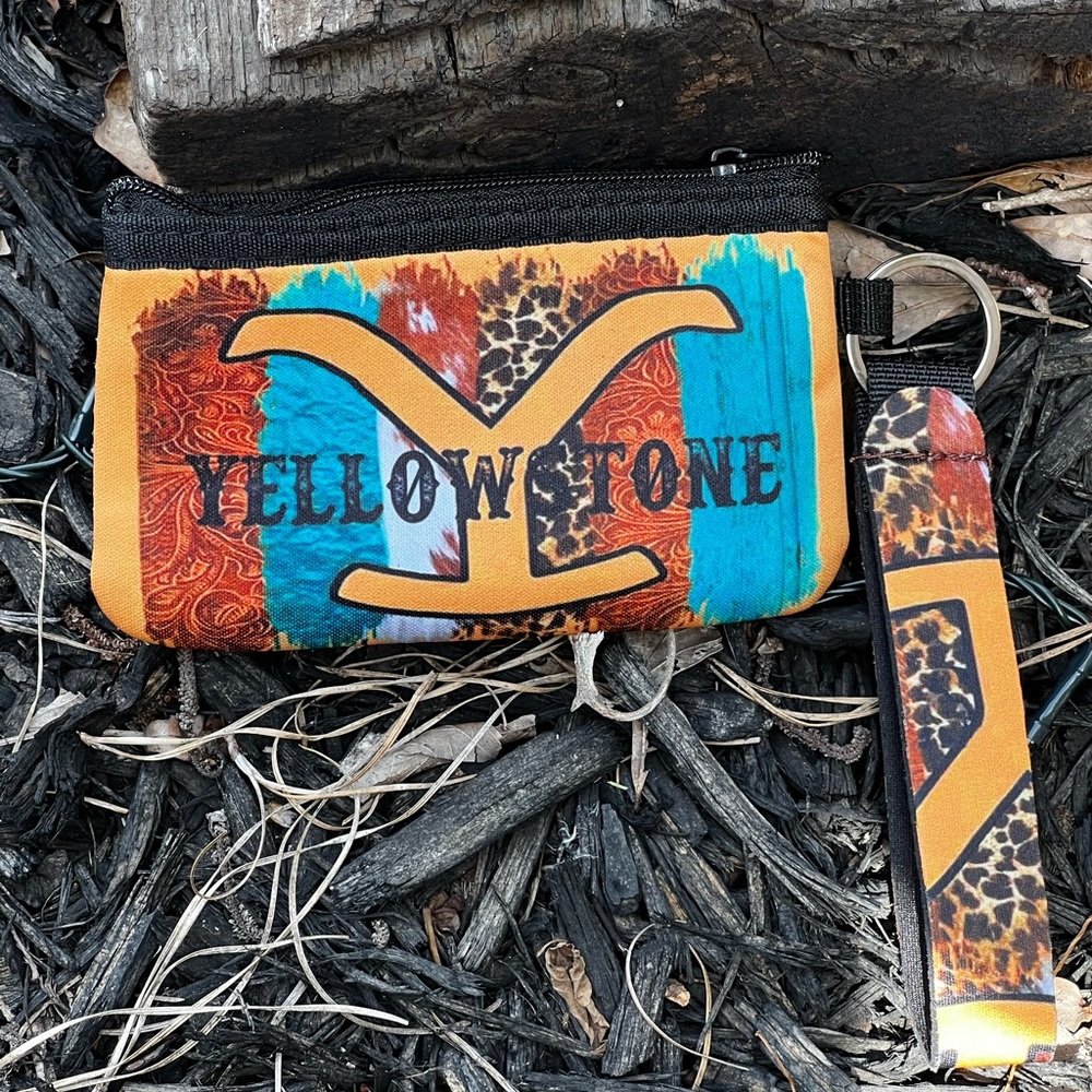 Yellowstone ID Coin Purse Wristlet Wallet
